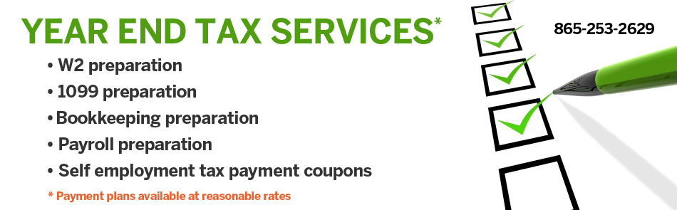 Year End Tax Services